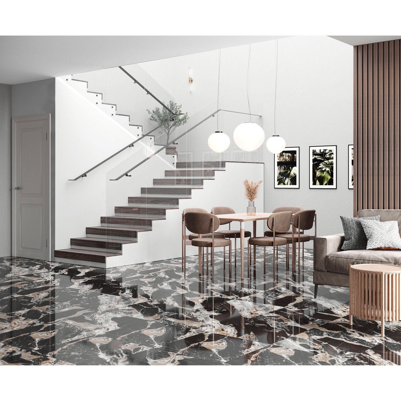 Керамогранит Laparet (Лапарет) Castor 60x60 см Полированный