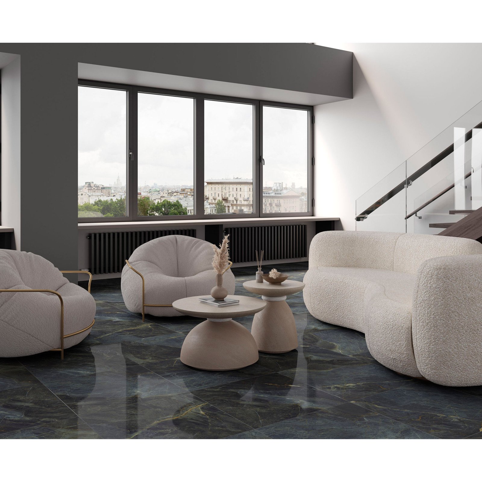 Керамогранит Laparet (Лапарет) Tiaki Green 60x60 см Полированный