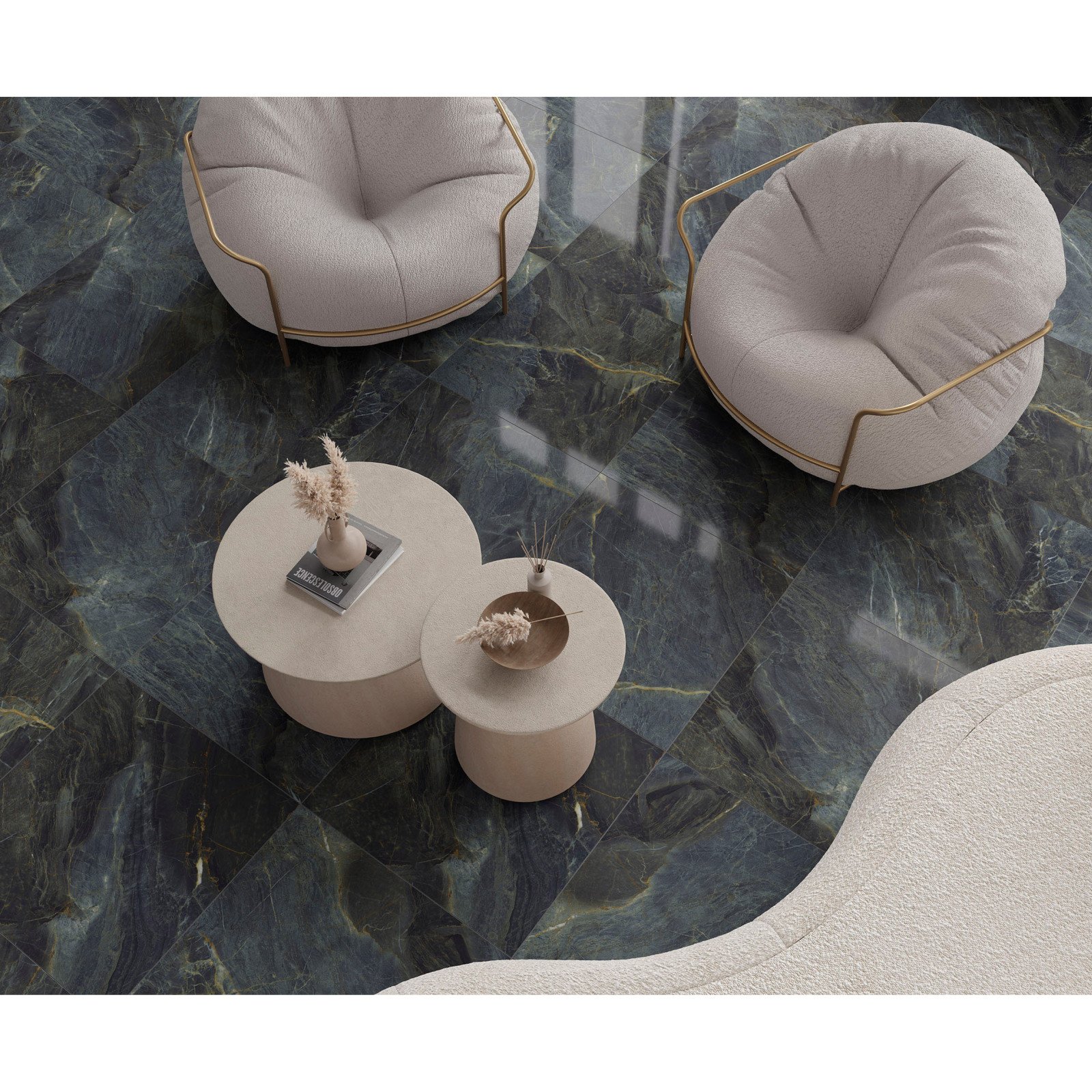 Керамогранит Laparet (Лапарет) Tiaki Green 60x60 см Полированный