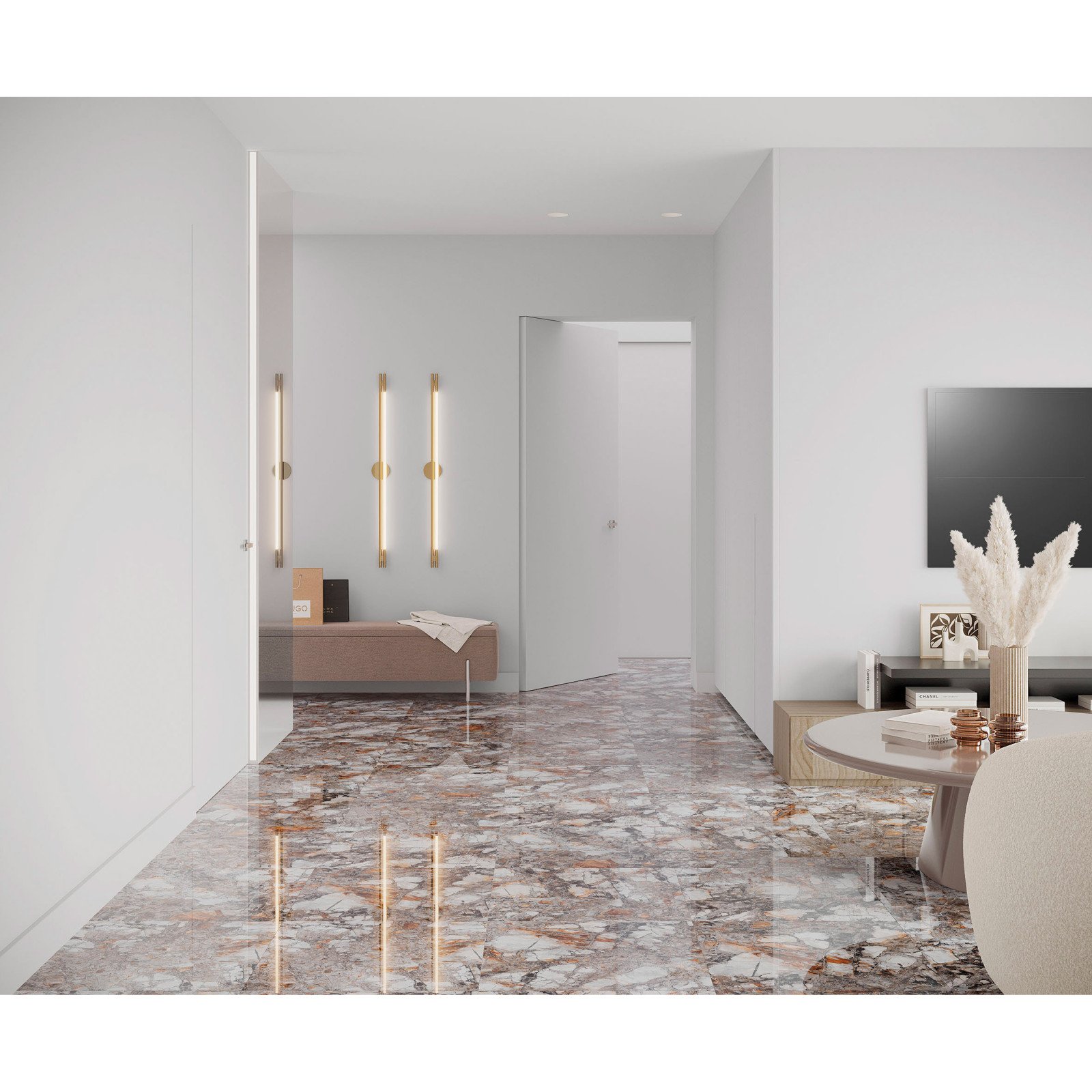 Керамогранит Laparet (Лапарет) Maia Gray 60x120 см Полированный