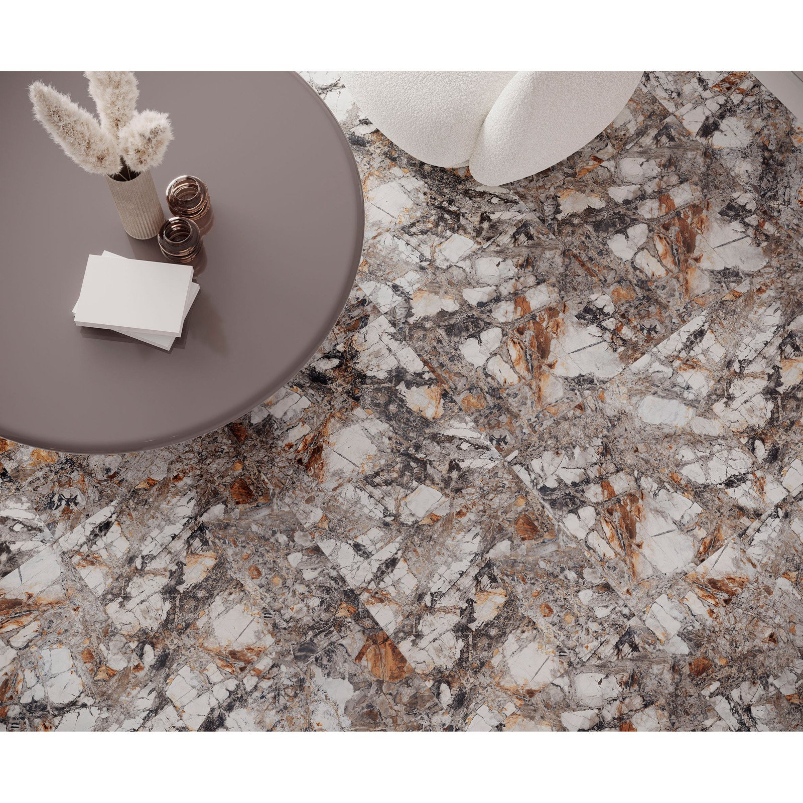 Керамогранит Laparet (Лапарет) Maia Gray 60x120 см Полированный