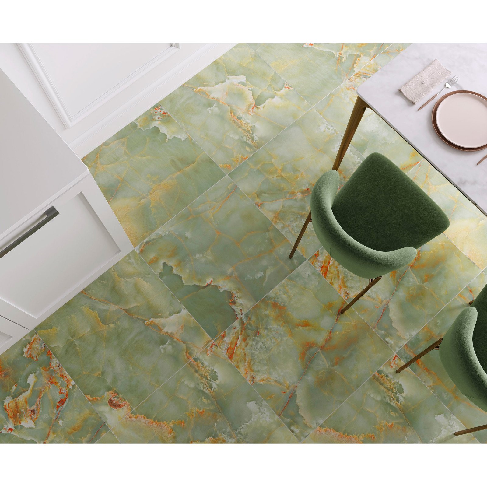 Керамогранит Laparet (Лапарет) Dalim Mint 60x60 см Полированный