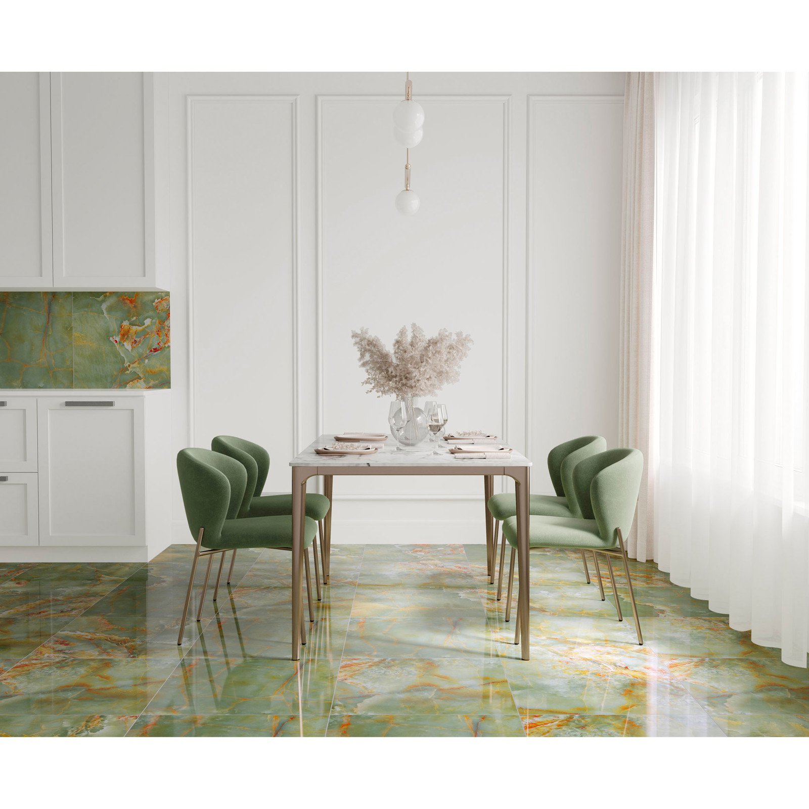 Керамогранит Laparet (Лапарет) Dalim Mint 60x120 см Полированный