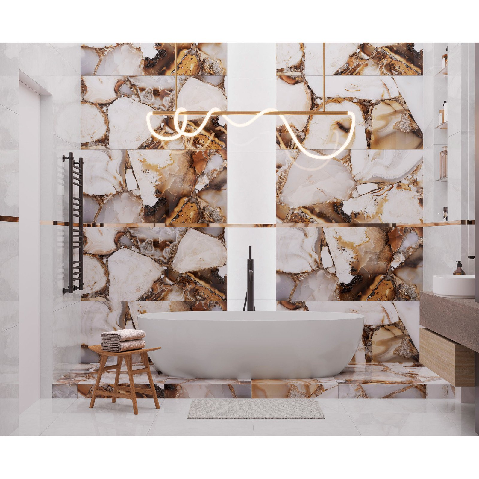 Керамогранит Laparet (Лапарет) Sirius Gold 60x60 см Полированный