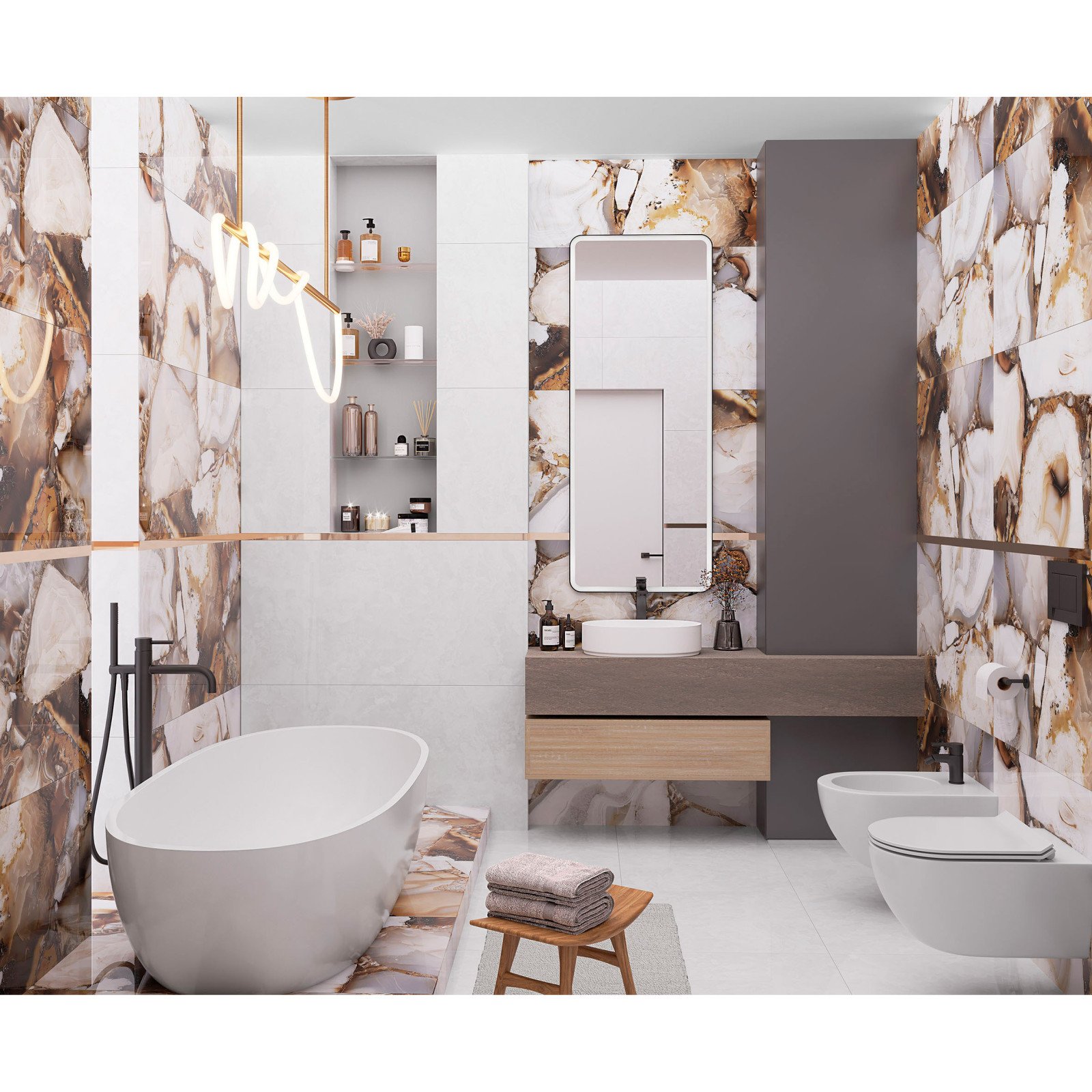 Керамогранит Laparet (Лапарет) Sirius Gold 60x60 см Полированный