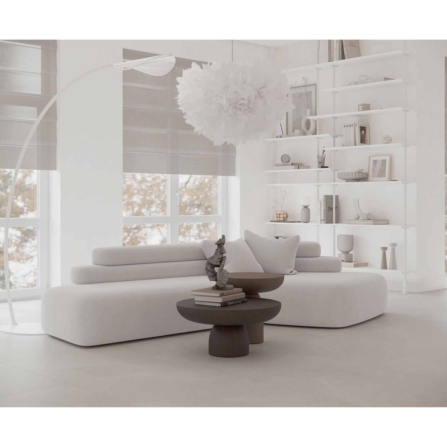 Керамогранит Laparet (Лапарет) Astilio Blanco 80х80 см Сатинированный