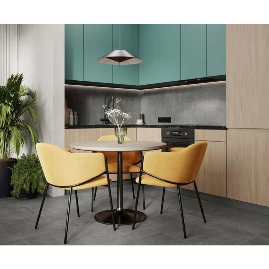 Керамогранит Laparet (Лапарет) Carbon grafito 60х60 см Темно-серый матовый