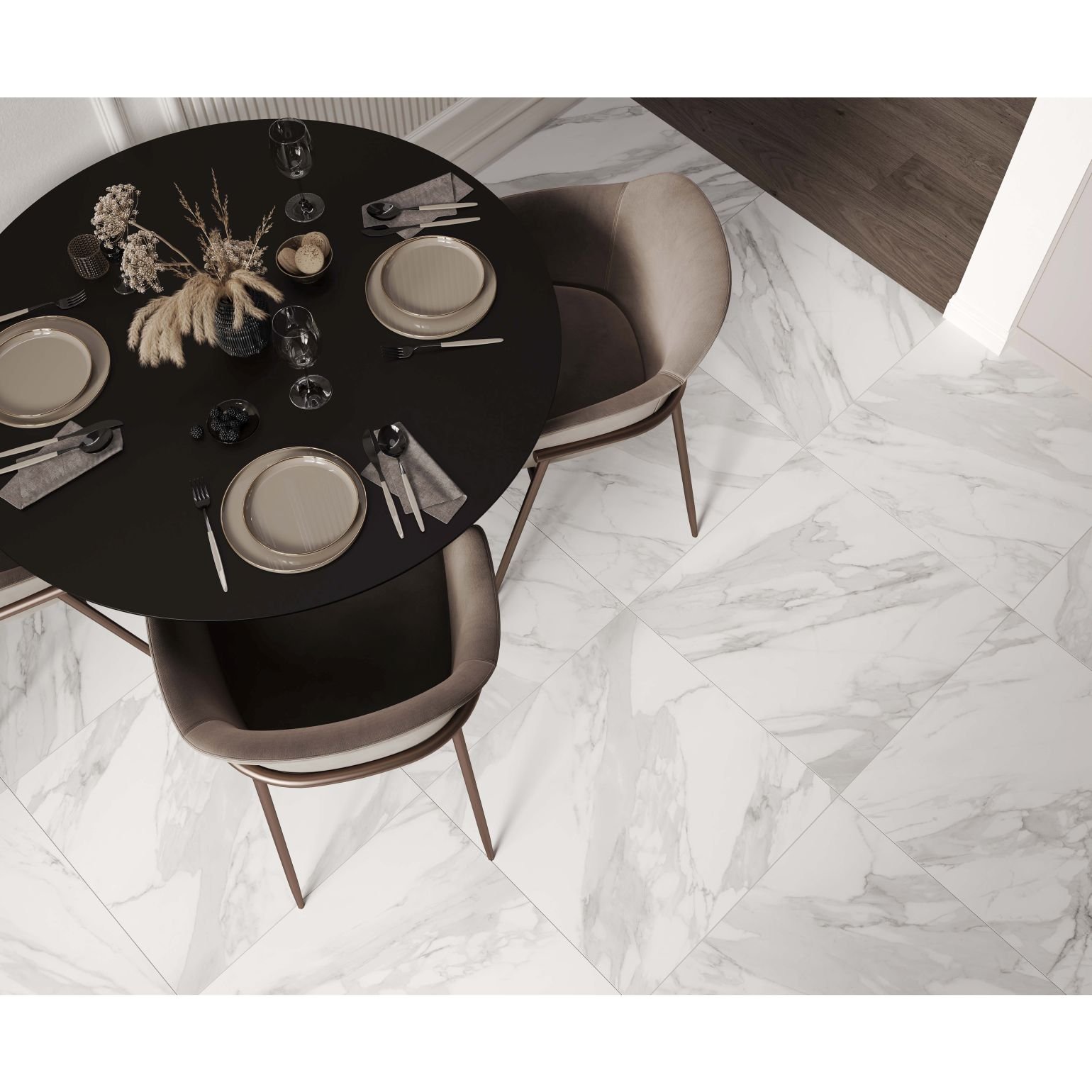 Керамогранит Laparet (Лапарет) Chrome Blanco 60х60 см Белый матовый