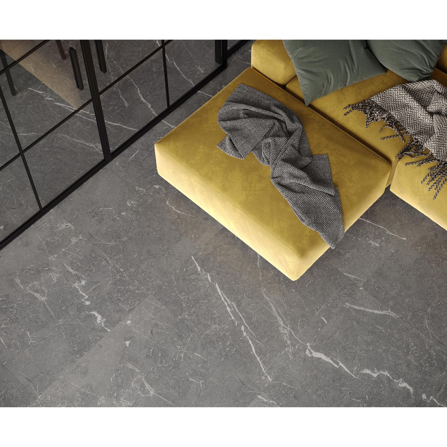 Керамогранит Laparet (Лапарет) Fabric Natural 80x80 см Серый Лаппатированный