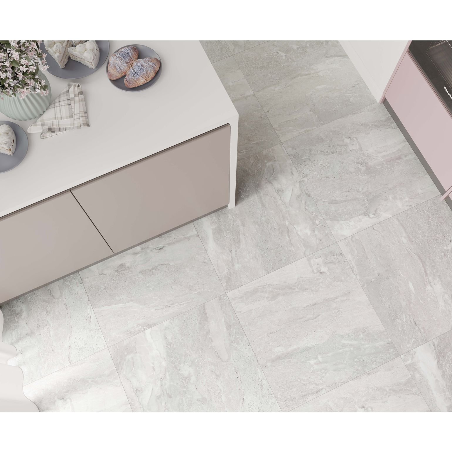 Керамогранит Laparet (Лапарет) Gala Pearl 60х60 см Светло-серый матовый