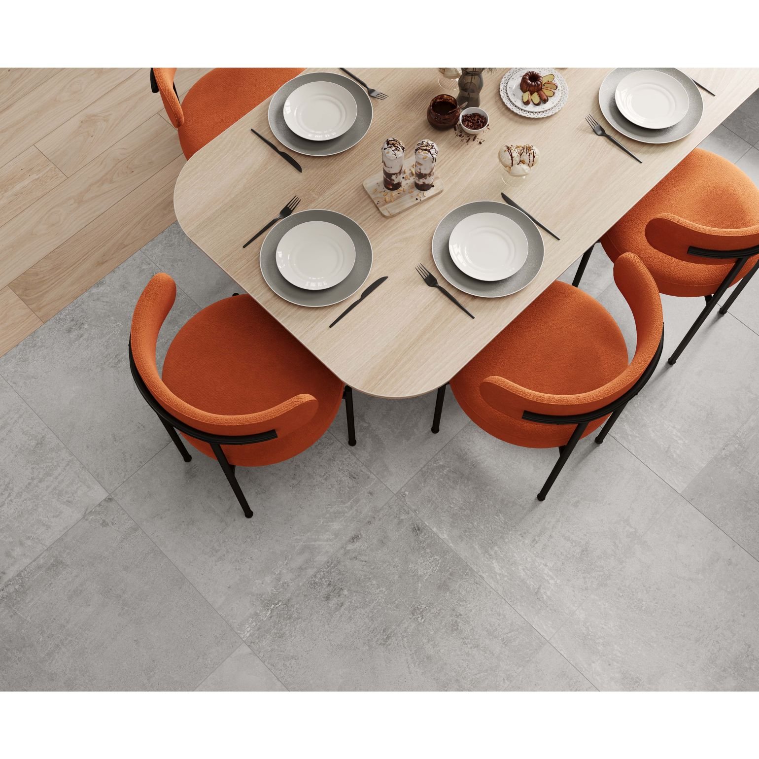 Керамогранит Laparet (Лапарет) Magnum Ash 60x60 см Серый матовый