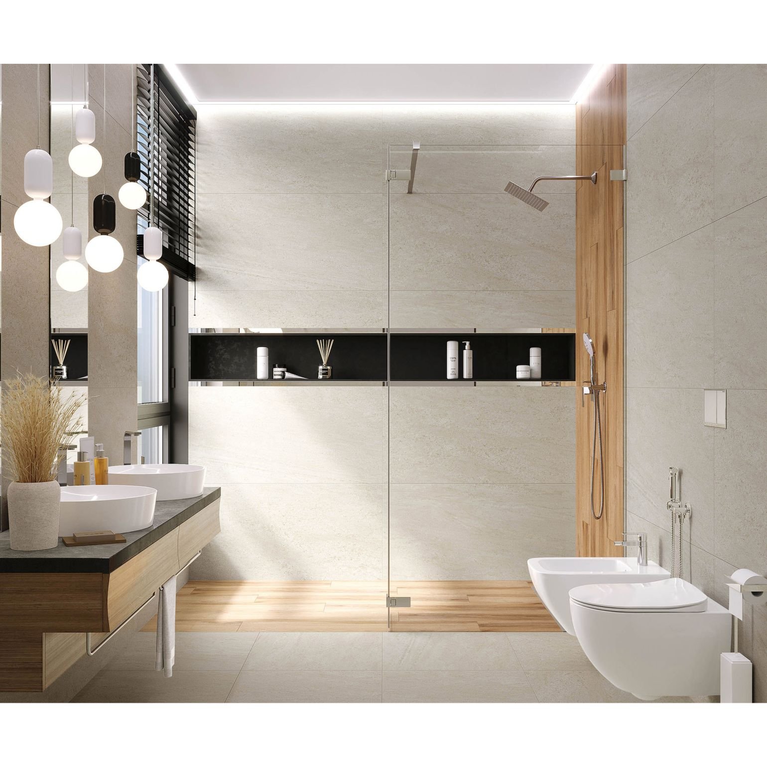 Керамогранит Laparet (Лапарет) Noa 60х120 см Графитовый K952674R0001LPEP