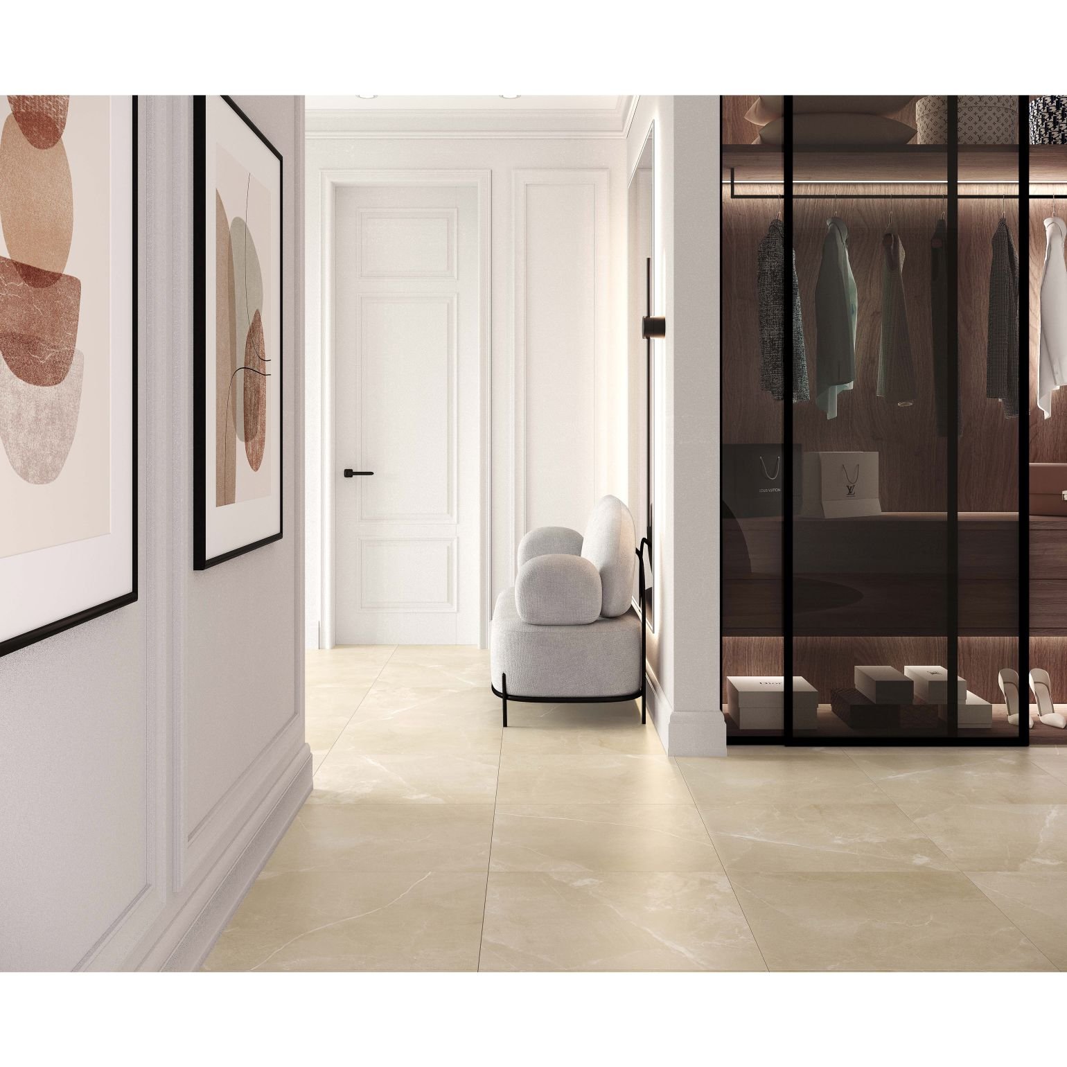 Керамогранит Laparet (Лапарет) Optima Crema 60x60 см Кремовый матовый