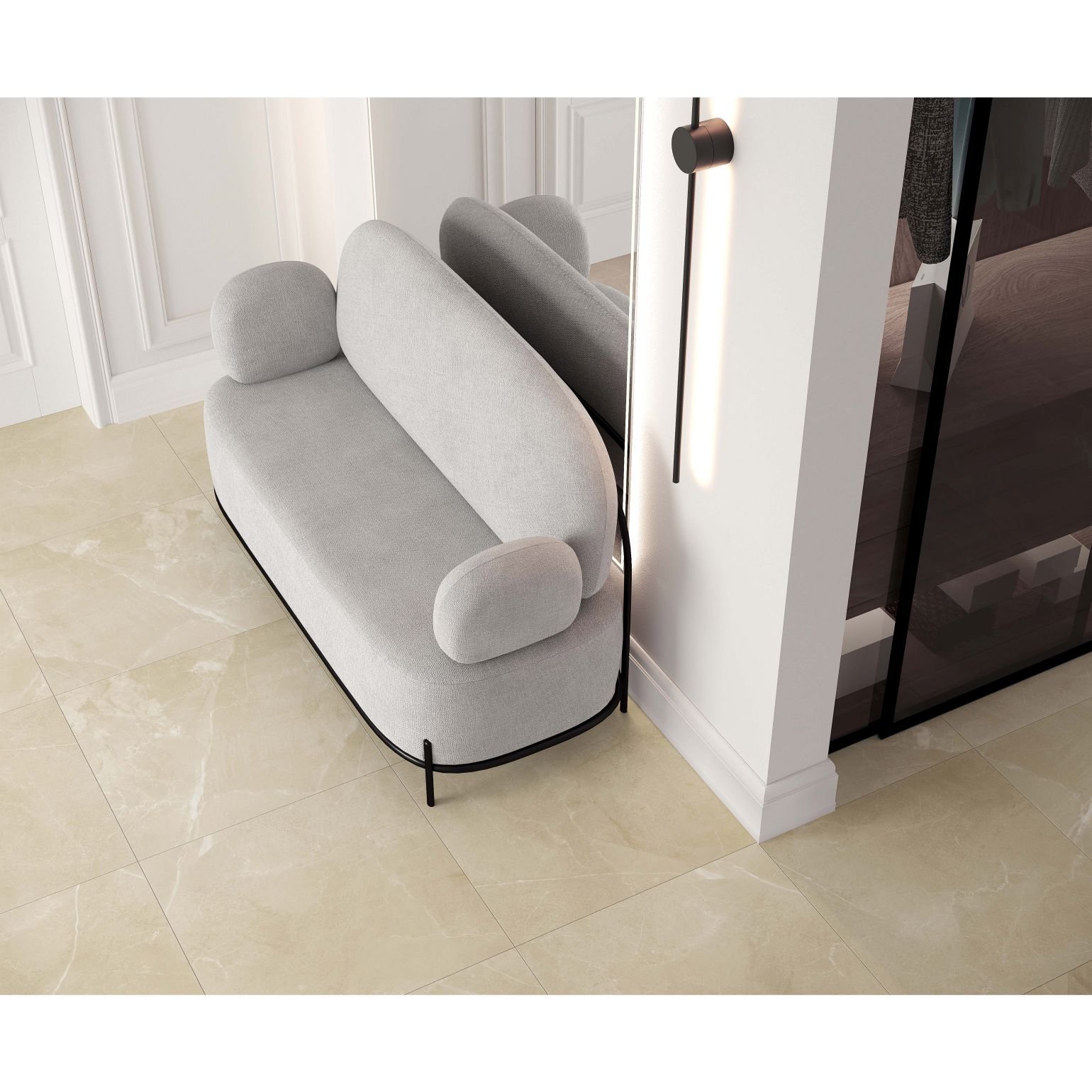 Керамогранит Laparet (Лапарет) Optima Crema 60x60 см Кремовый матовый