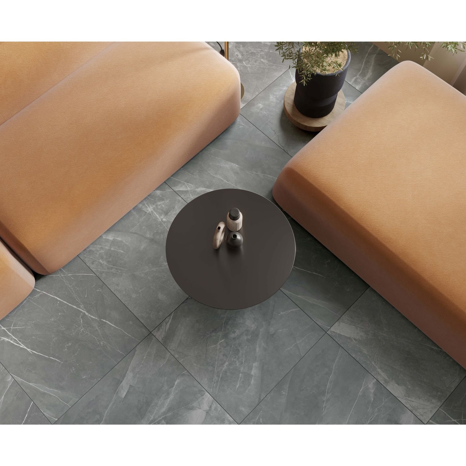 Керамогранит Laparet (Лапарет) Pulpis Grey 60х60 см Серый матовый