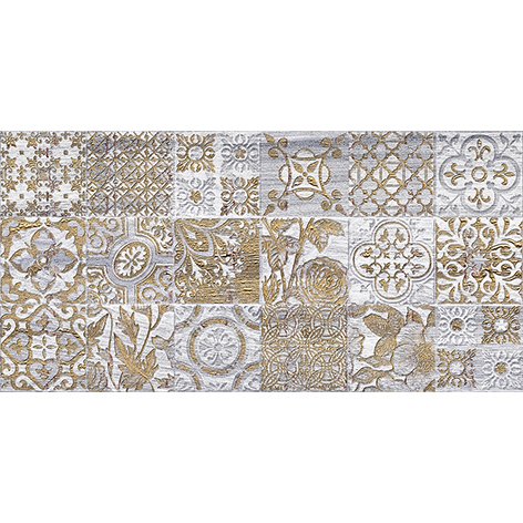 Декор Laparet (Лапарет) Bona 20х40 см Серый 04-01-1-08-05-06-1344-6