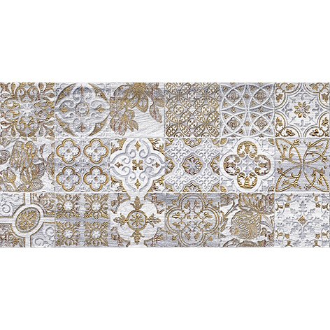 Декор Laparet (Лапарет) Bona 20х40 см Серый 04-01-1-08-05-06-1344-6