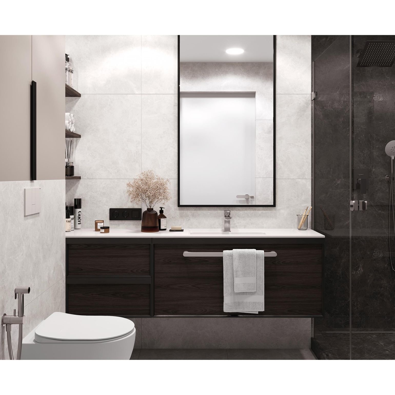 Керамогранит Laparet (Лапарет) Runa Bianco 60х60 см Светло-серый Матовый Структурный