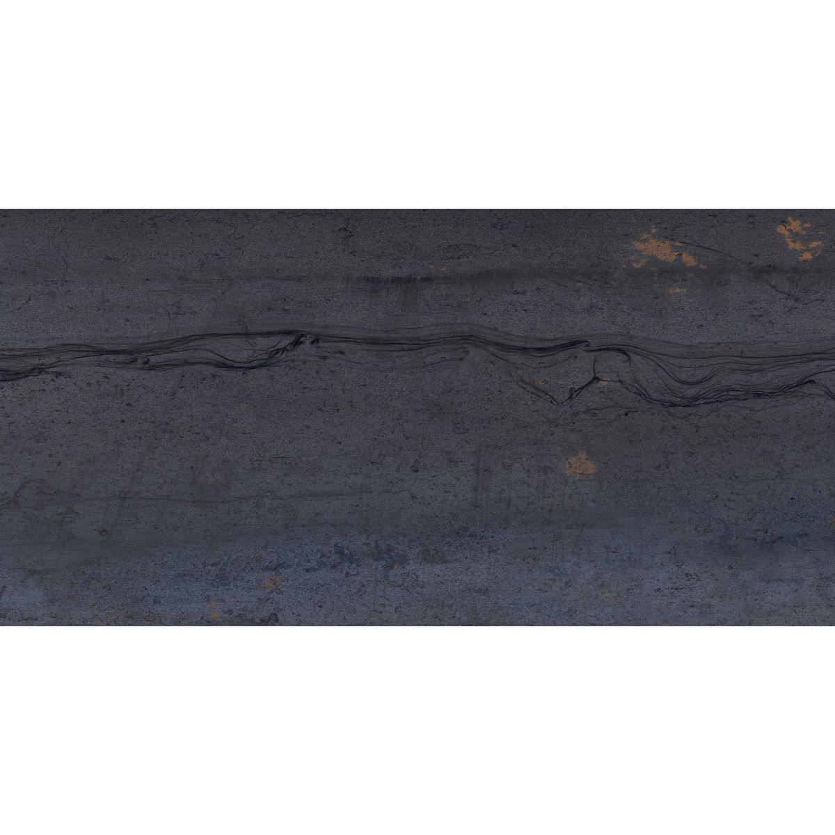 Керамогранит Laparet Cast Navy тёмно-синий 60х120 см Полированный