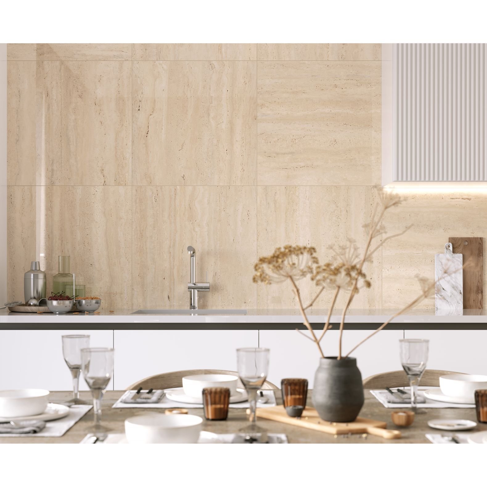 Керамогранит Laparet (Лапарет) Eternity Beige бежевый SG50004920R 60х119,5 см матовый