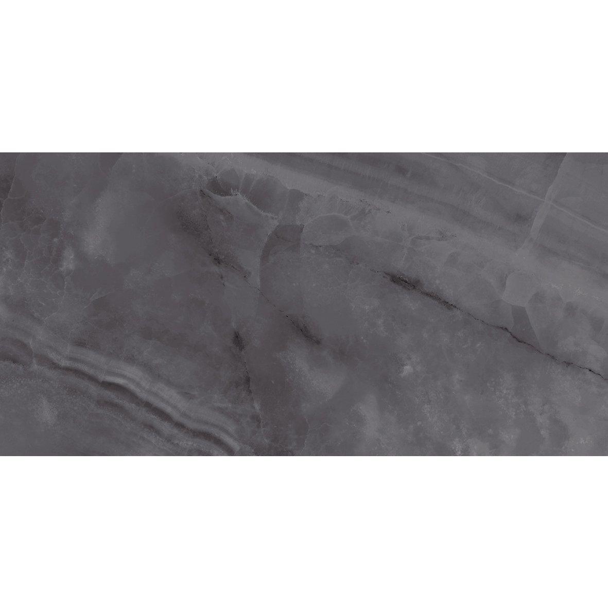 Настенная плитка Laparet (Лапарет) Prime 25х50 см Черная 34024