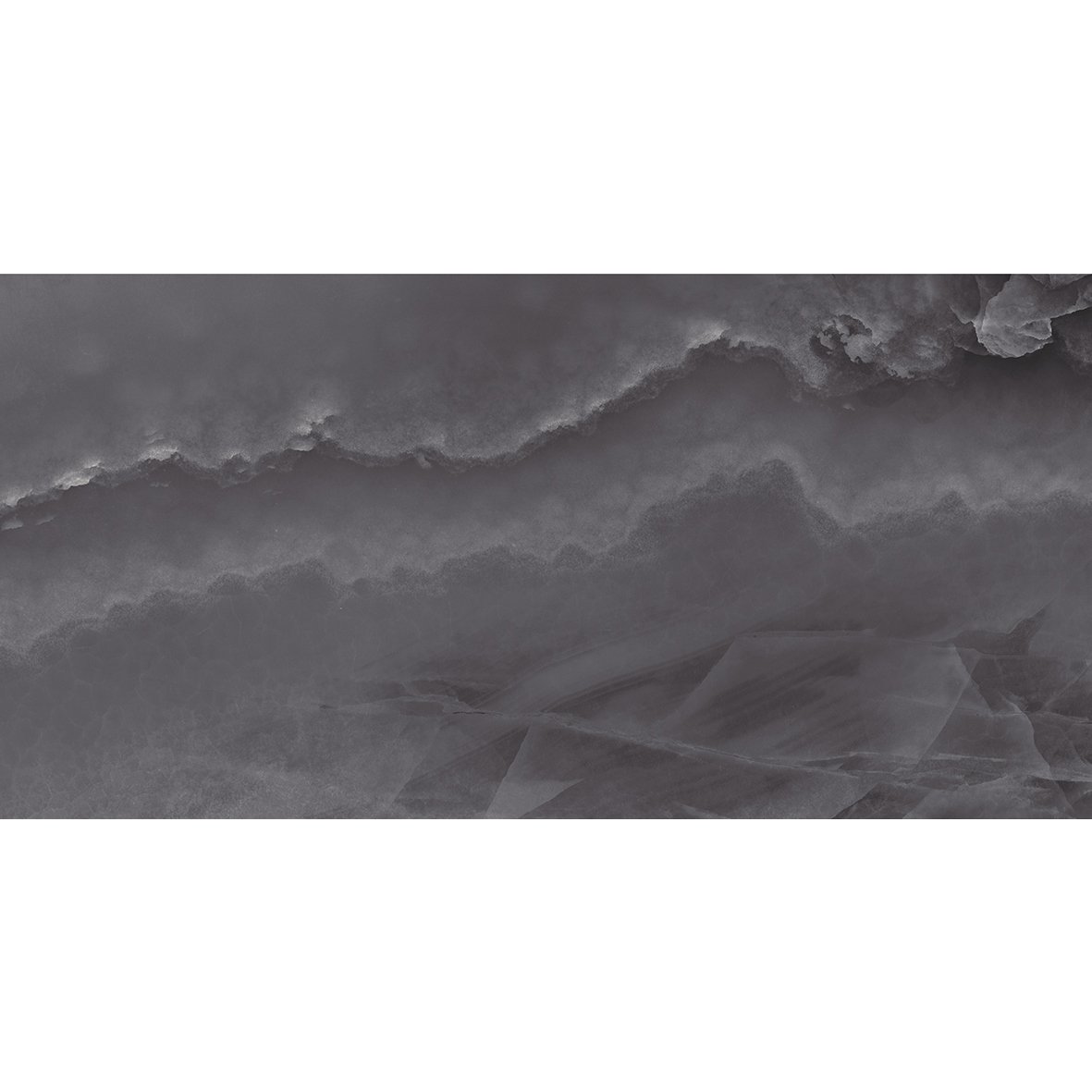 Настенная плитка Laparet (Лапарет) Prime 25х50 см Черная 34024