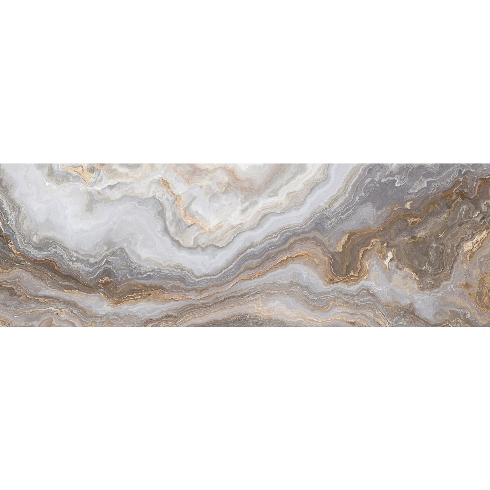 Настенная плитка Laparet Goldy 25х75 см Серая