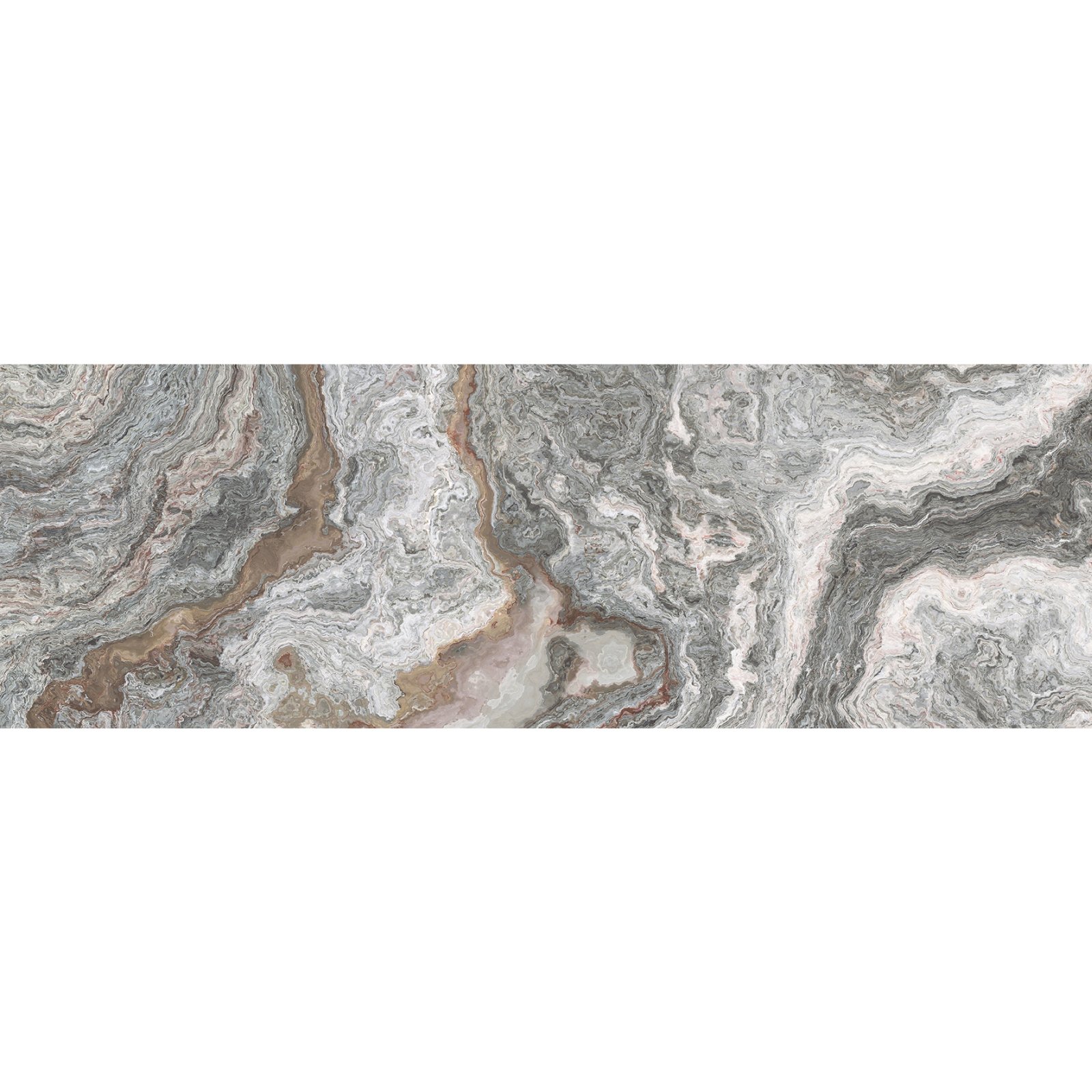 Настенная плитка Laparet Gray 25х75 см Серая