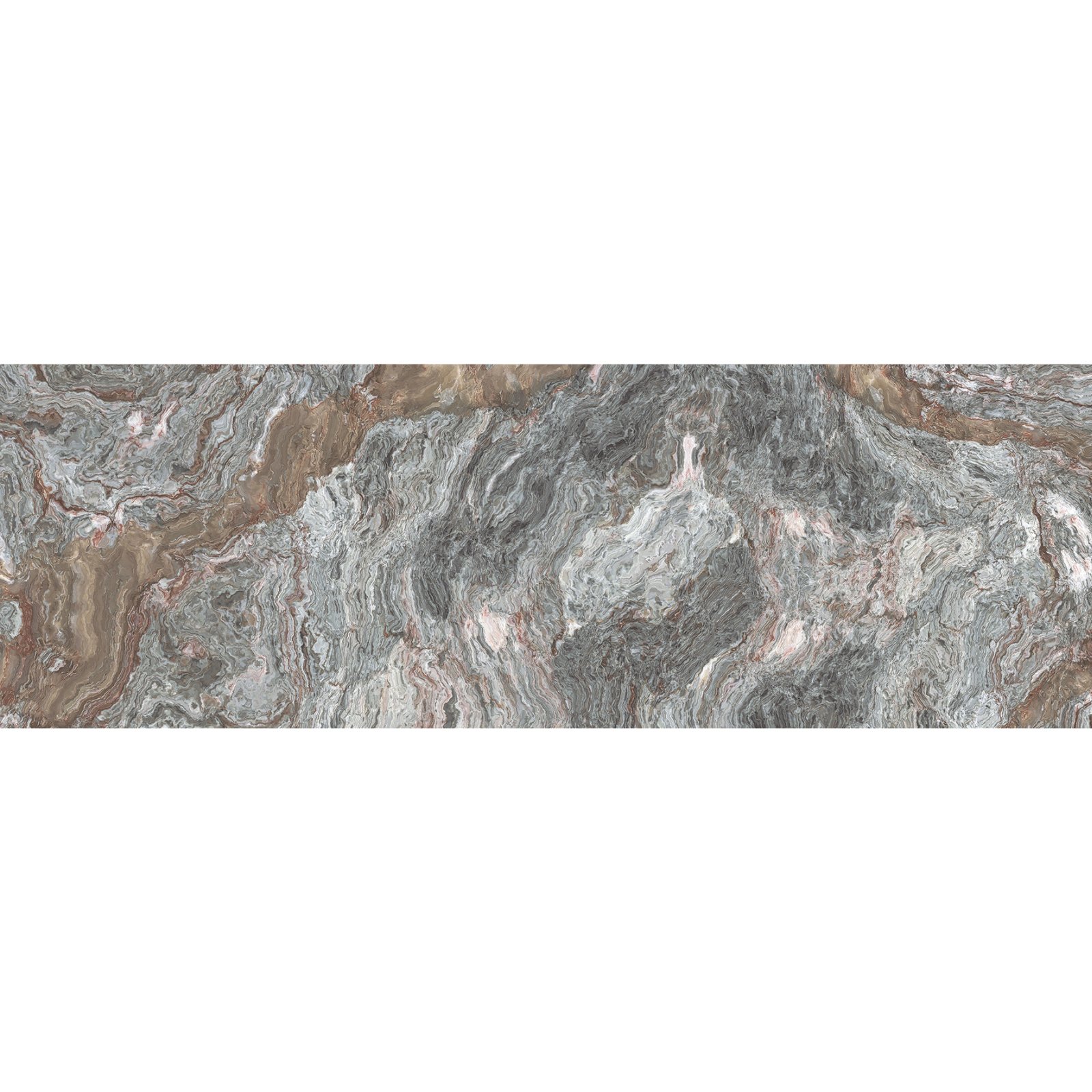 Настенная плитка Laparet Gray 25х75 см Серая