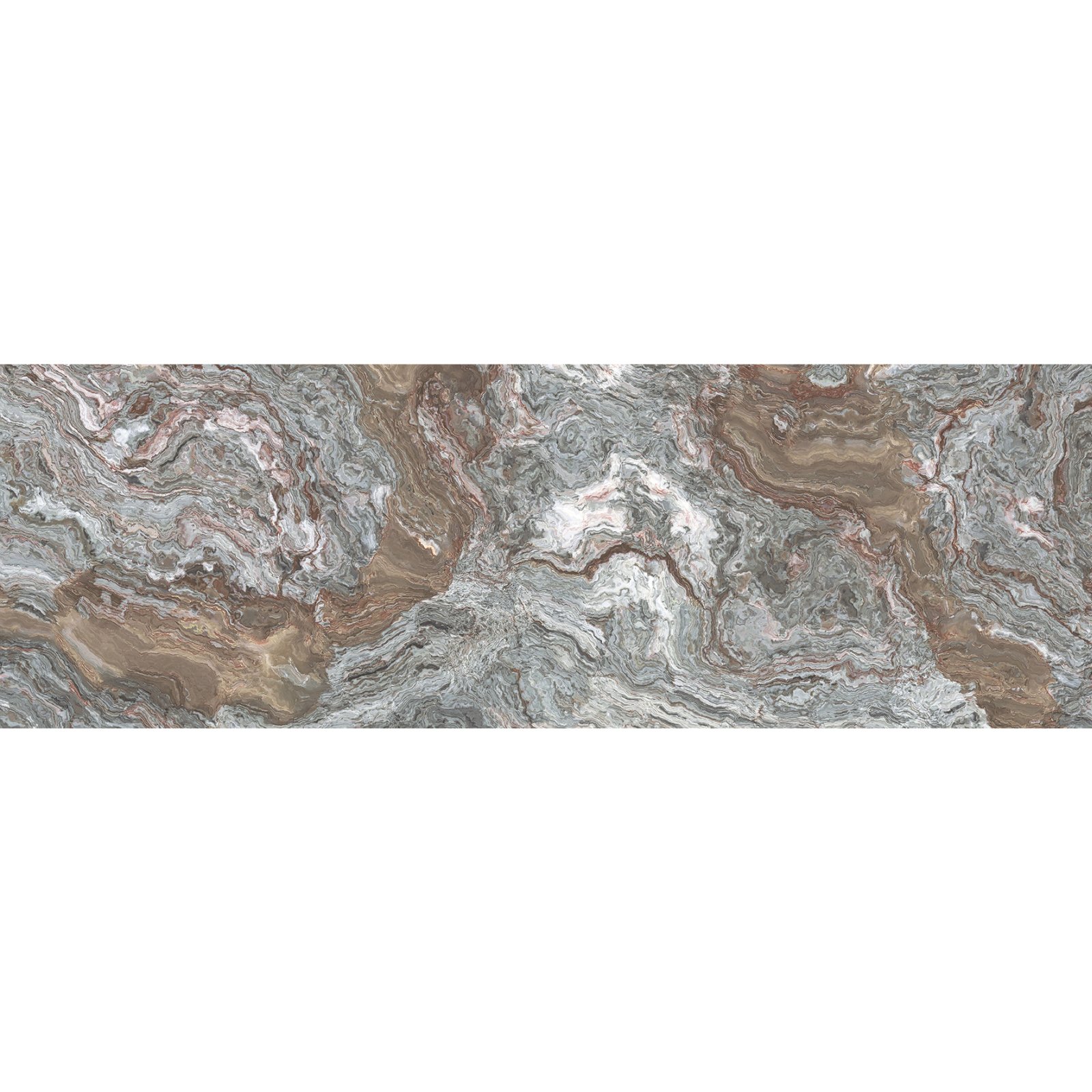 Настенная плитка Laparet Gray 25х75 см Серая