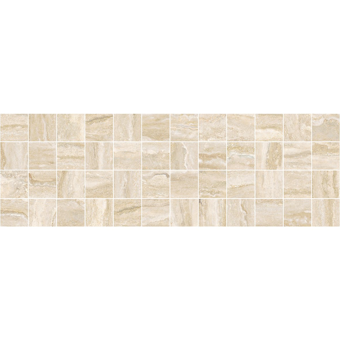 Мозаика Laparet Glossy 20х60 см Бежевая MM11189