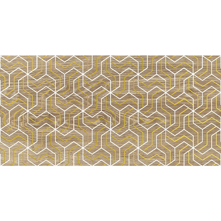 Декор Laparet (Лапарет) Genesis Fractal 30х60 см Темно-бежевый