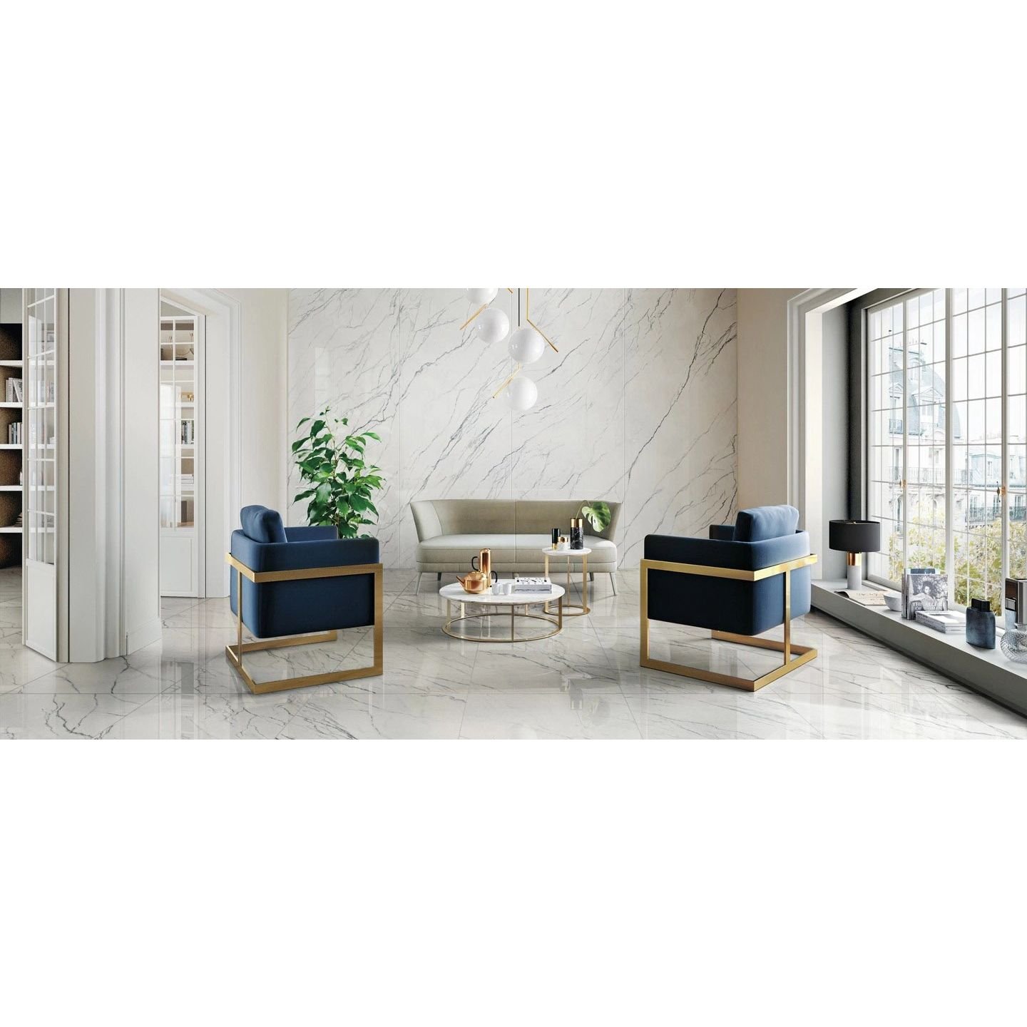 Керамогранит Atlas Concorde (Атлас Конкорд) Ф.Д.М. Лилак 80х160 см, толщ. 9 мм, лаппатированный, 610015000663