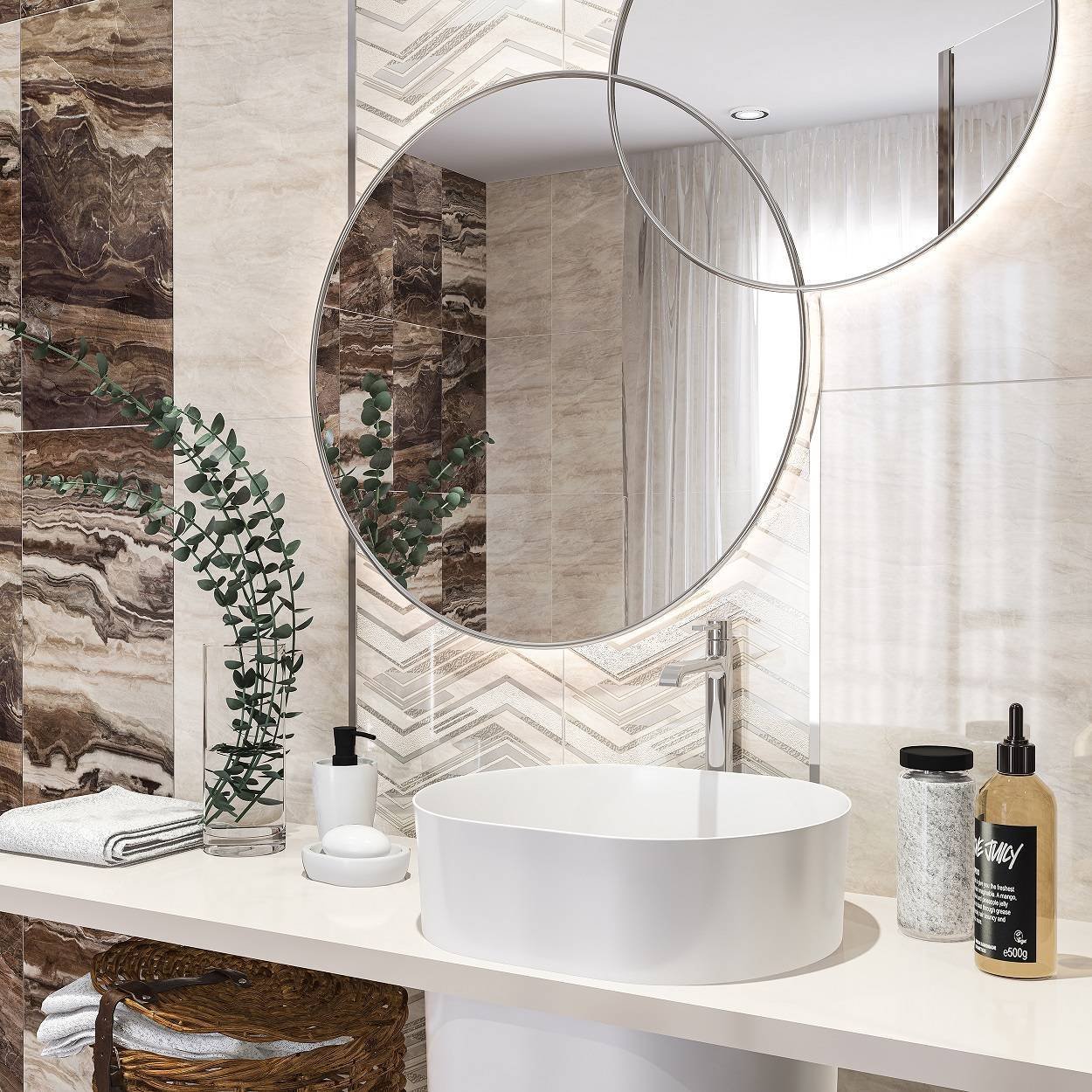 Декор Azori (Азори) Atlas DARK 31.5х63 см, толщ. 9 мм, (588872001)