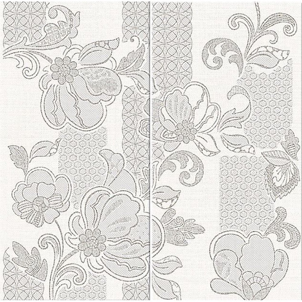 Панно Azori (Азори) Illusio GREY PATTERN из 2 частей 63х63 см (584312003)