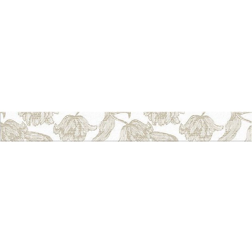 Бордюр Azori (Азори) Mallorca BEIGE FLORIS бежевый 7.5х63 см, толщ. 8 мм, (585081001)