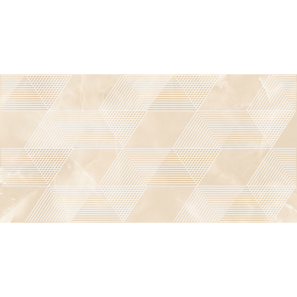 Декор Azori Opale BEIGE GEOMETRIA бежевый 31.5х63 см (589032001)