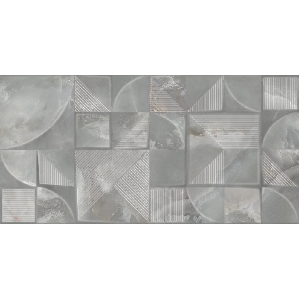Плитка настенная Azori Opale GREY STRUTTURA 31.5х63 см (508921101)