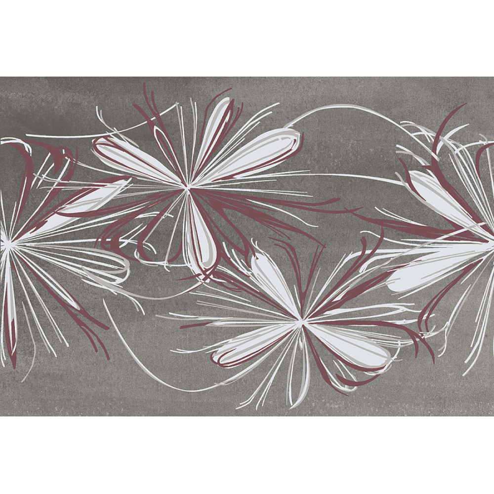 Декор Azori Sonnet GREY FLOWER 6.2х50.5 см (587902001)