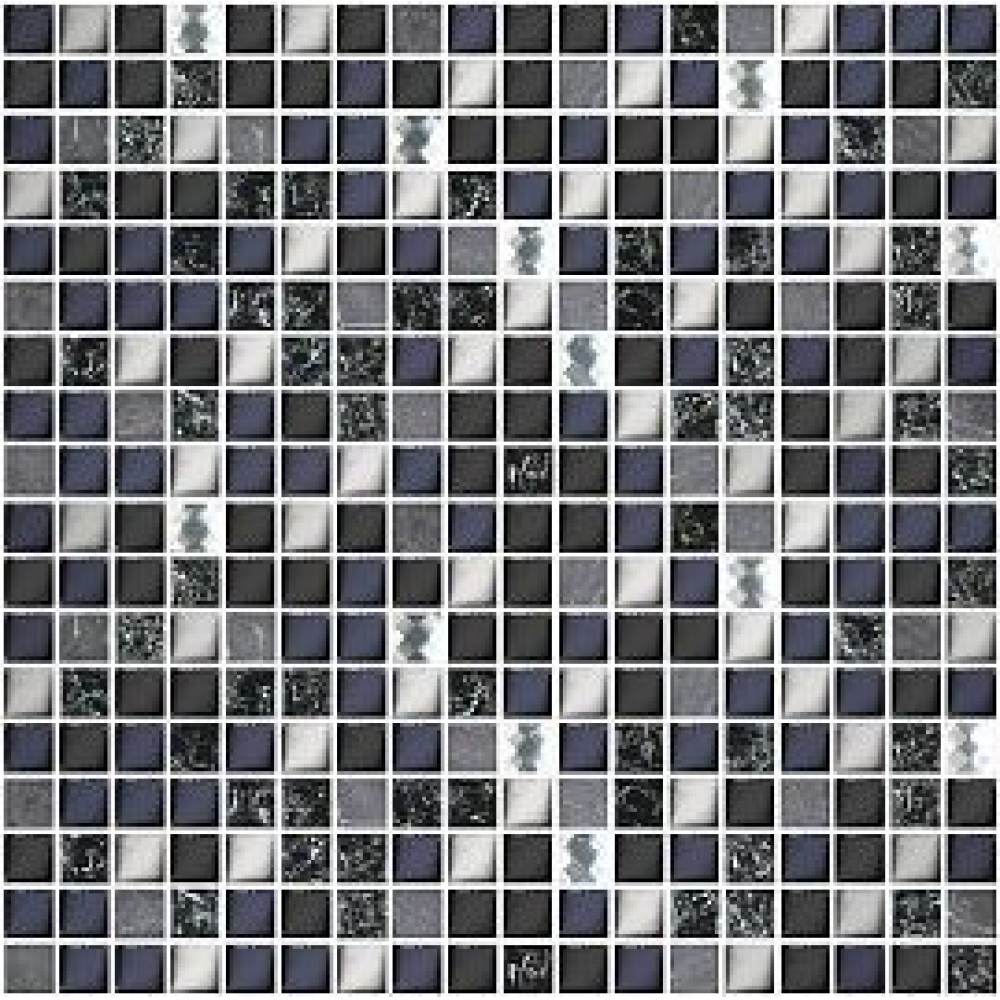 Мозаика Azori Дефиле НЕРО XH156-420CP 30х30 см (707423002/587423009)