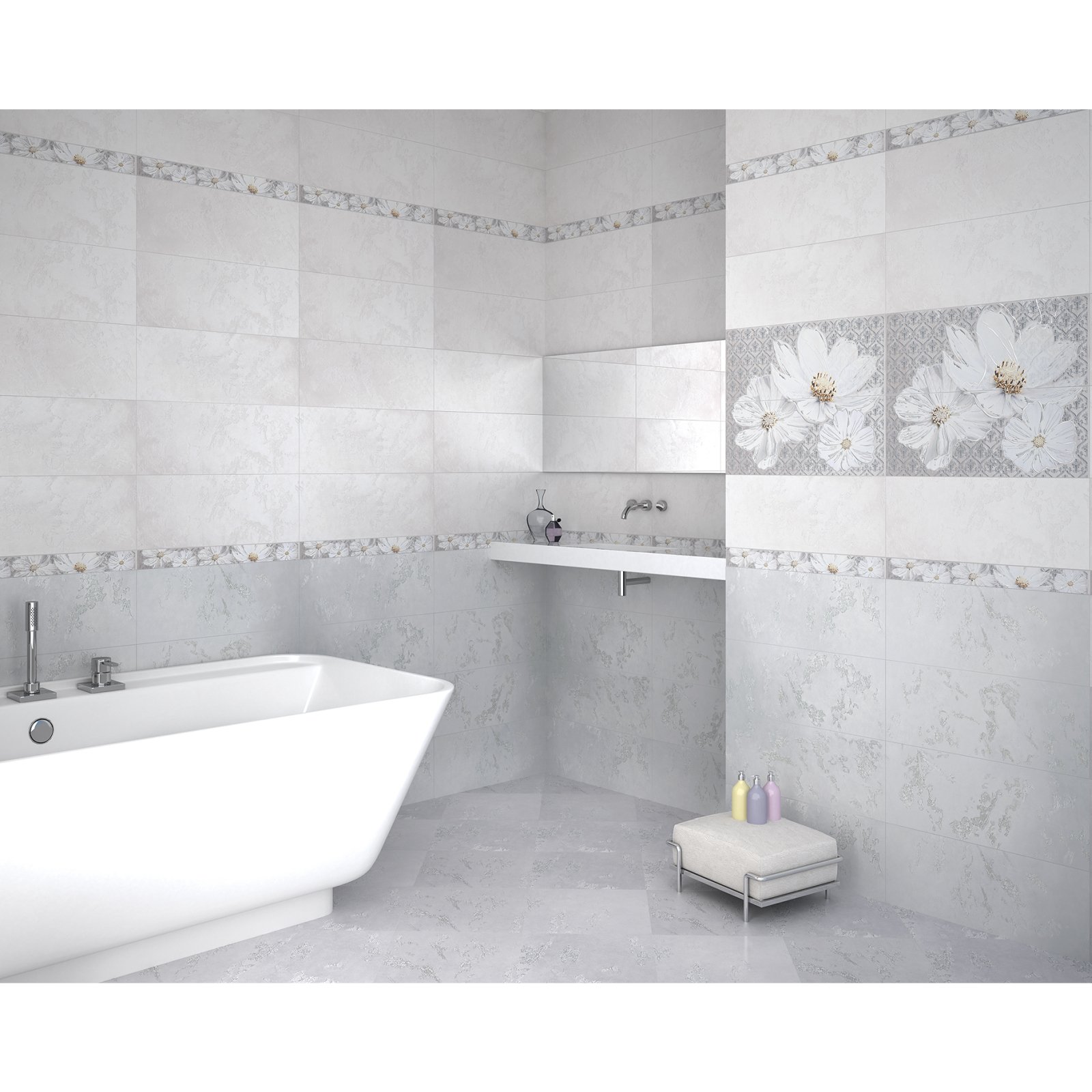 Декор Azori (Азори) Sfumato Grey Vistas 1 20,1х50,5 см (583242004)