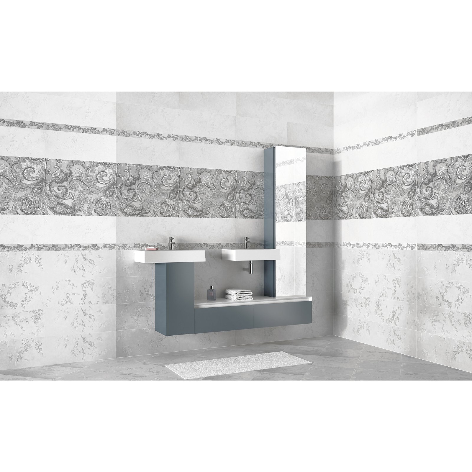 Декор Azori (Азори) Sfumato Grey Vistas 2 20,1х50,5 см (583242005)