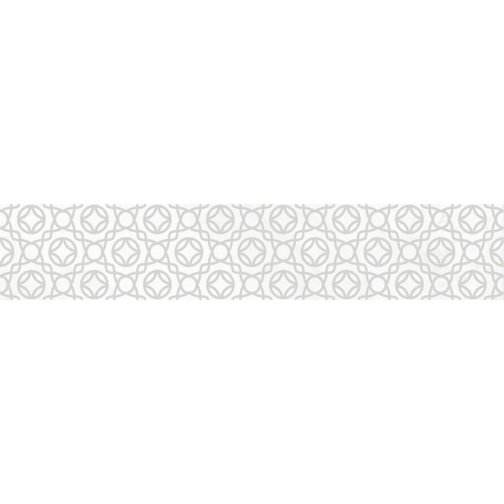 Бордюр Gracia Ceramica Constance grey light светло-серый 01 5.7х30 см 010212001905