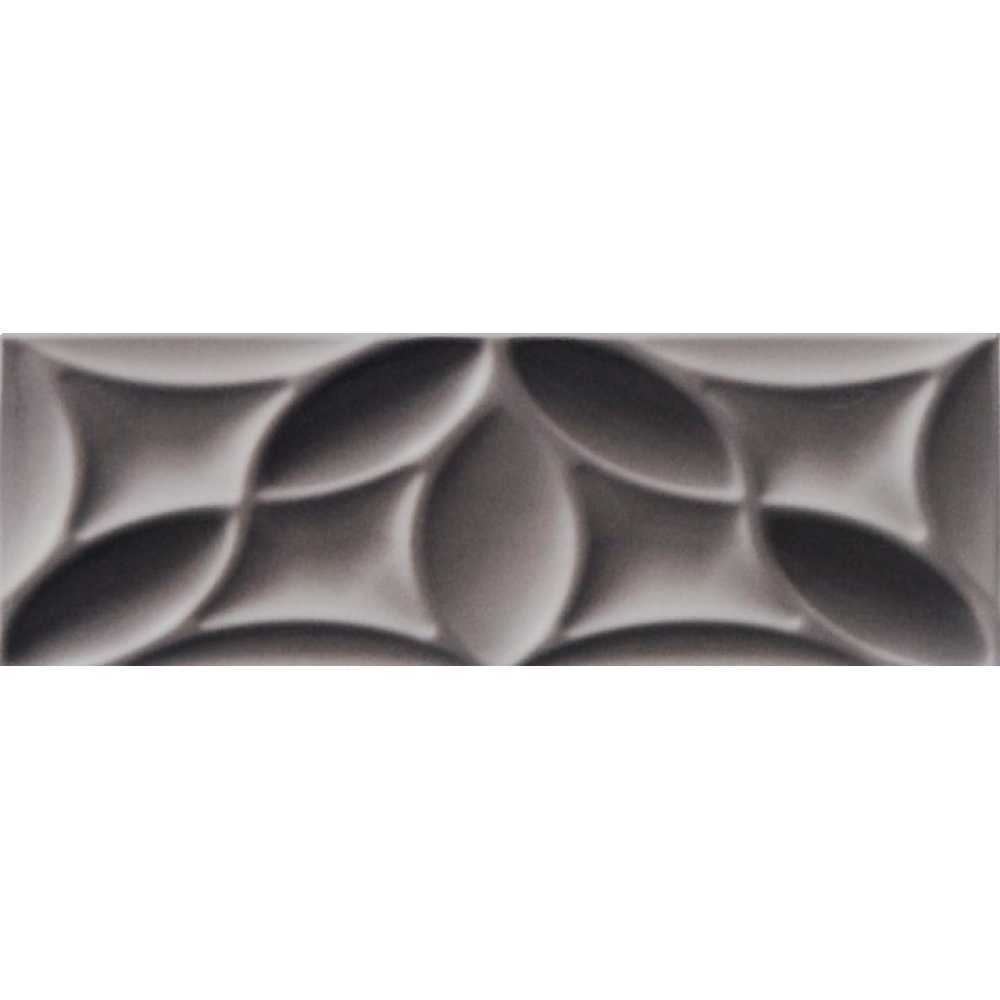 Плитка настенная Gracia Ceramica Marchese grey серый 02 10х30 см 010101004557