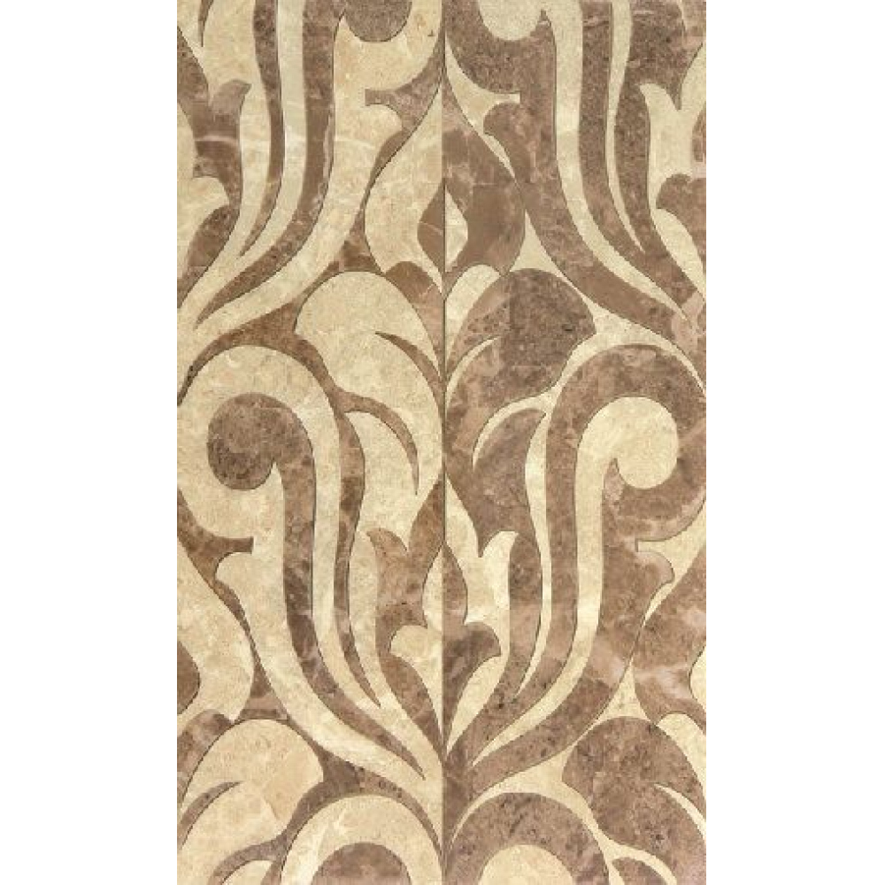 Декор Gracia Ceramica Saloni brown коричневый 01 30х50 см 010301001735
