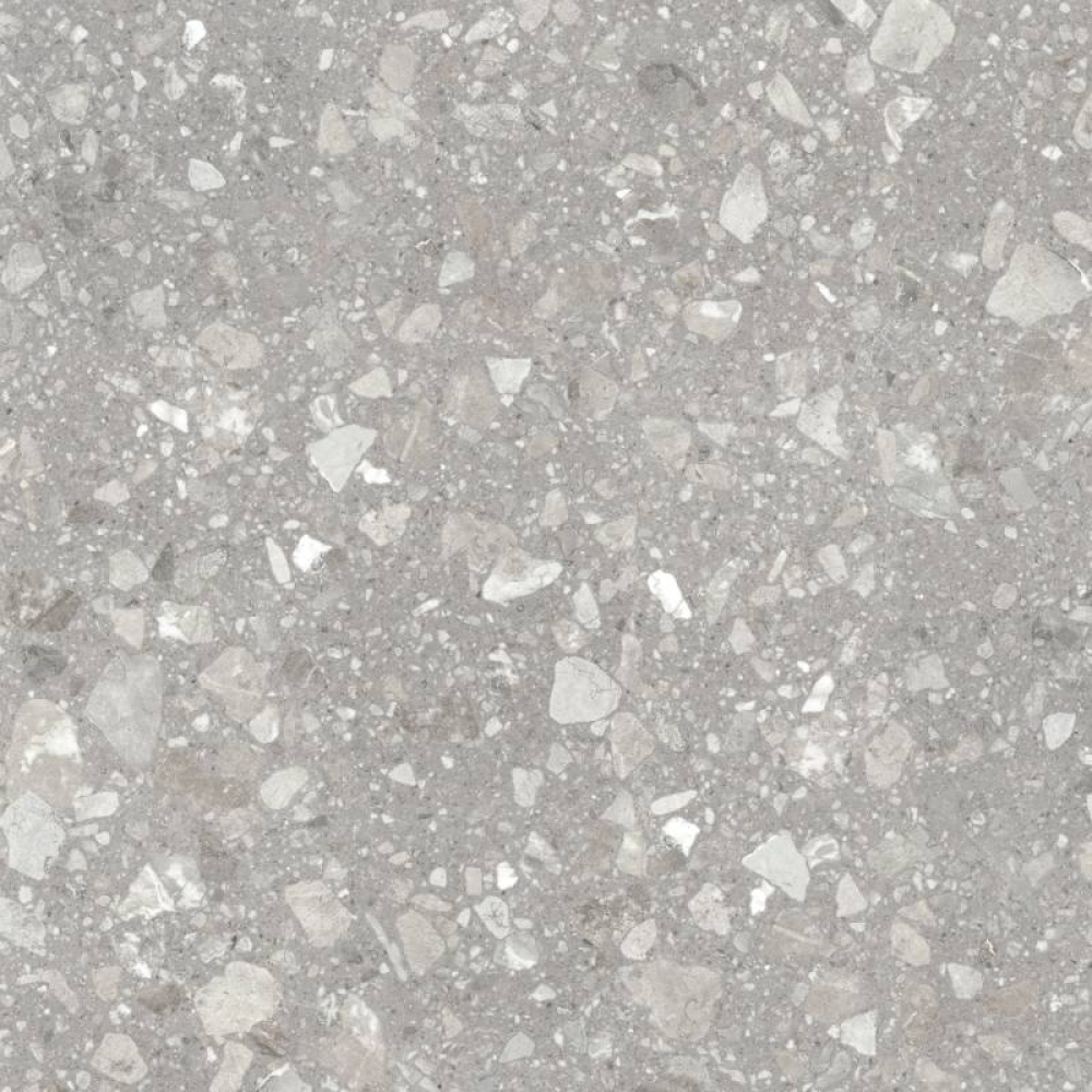 Керамогранит Gracia Ceramica Terrazzo matt grey матовый серый PG 01 60х60 см 010400001053