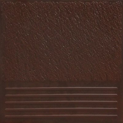 Ступень Keramin (Керамин) Фронтальная клинкерная плитка Каир 4 коричневый 29,8х29,8 см