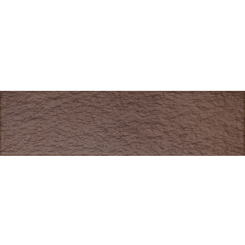 Клинкерная плитка Keramin (Керамин) Амстердам 4 рельеф коричневый 6.5х24.5 см