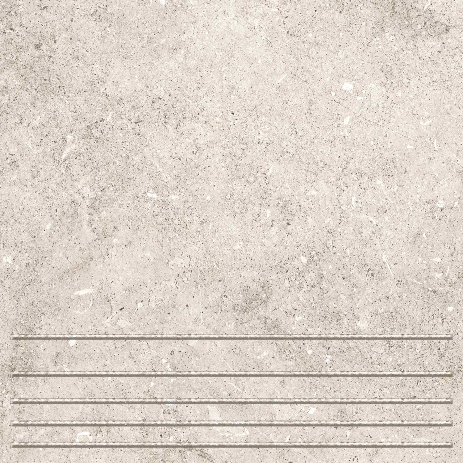 Ступень Keramin (Керамин) Клинкерная плитка Вермонт 1 светло-серый 29.8х29.8 см