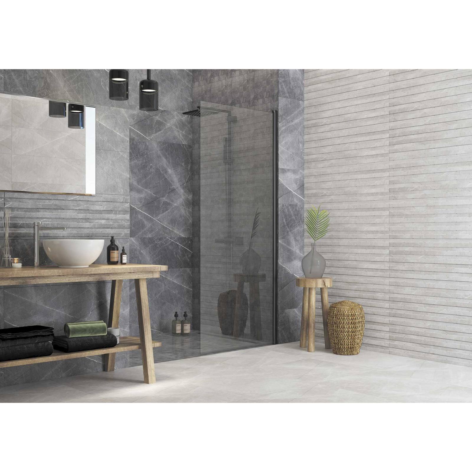 Плитка настенная Keramin (Керамин) Канон 7 белый 30х90 см